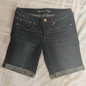 American Eagle Dark Wash Shorts